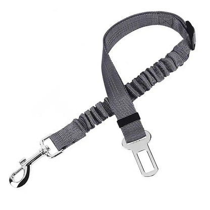 Black elastic RoadTether pet car seat belt