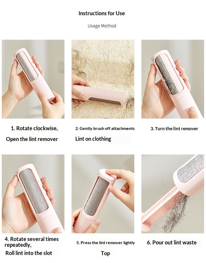 How to use FurLift pet hair remover brush
