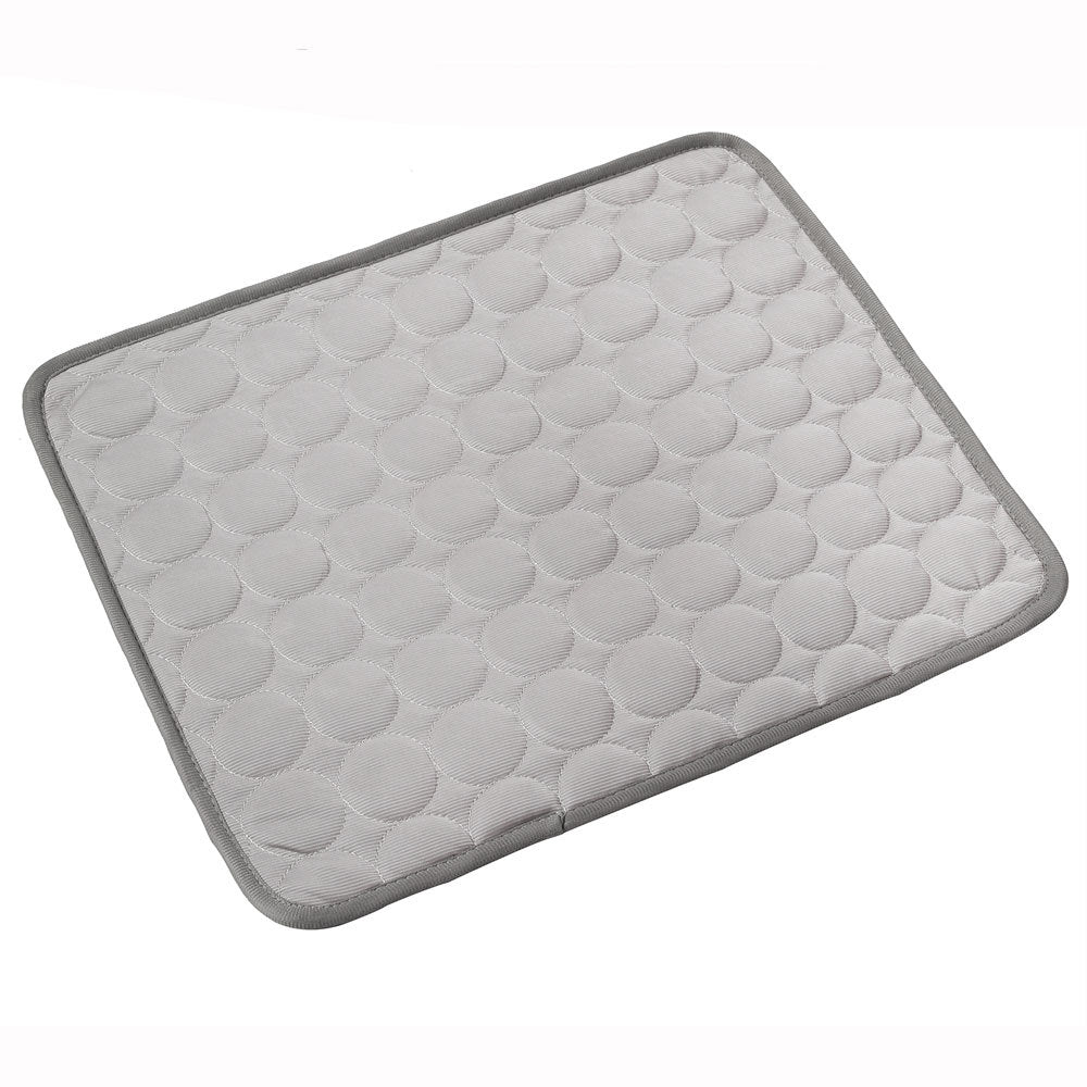 Cooling mat for dogs and cats with breathable ice silk fabric