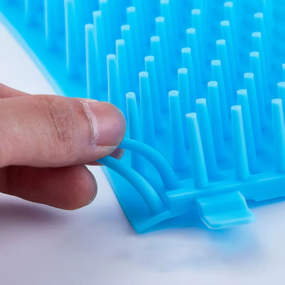 Soft silicone bristles inside Relvya PawPure paw cleaner cup