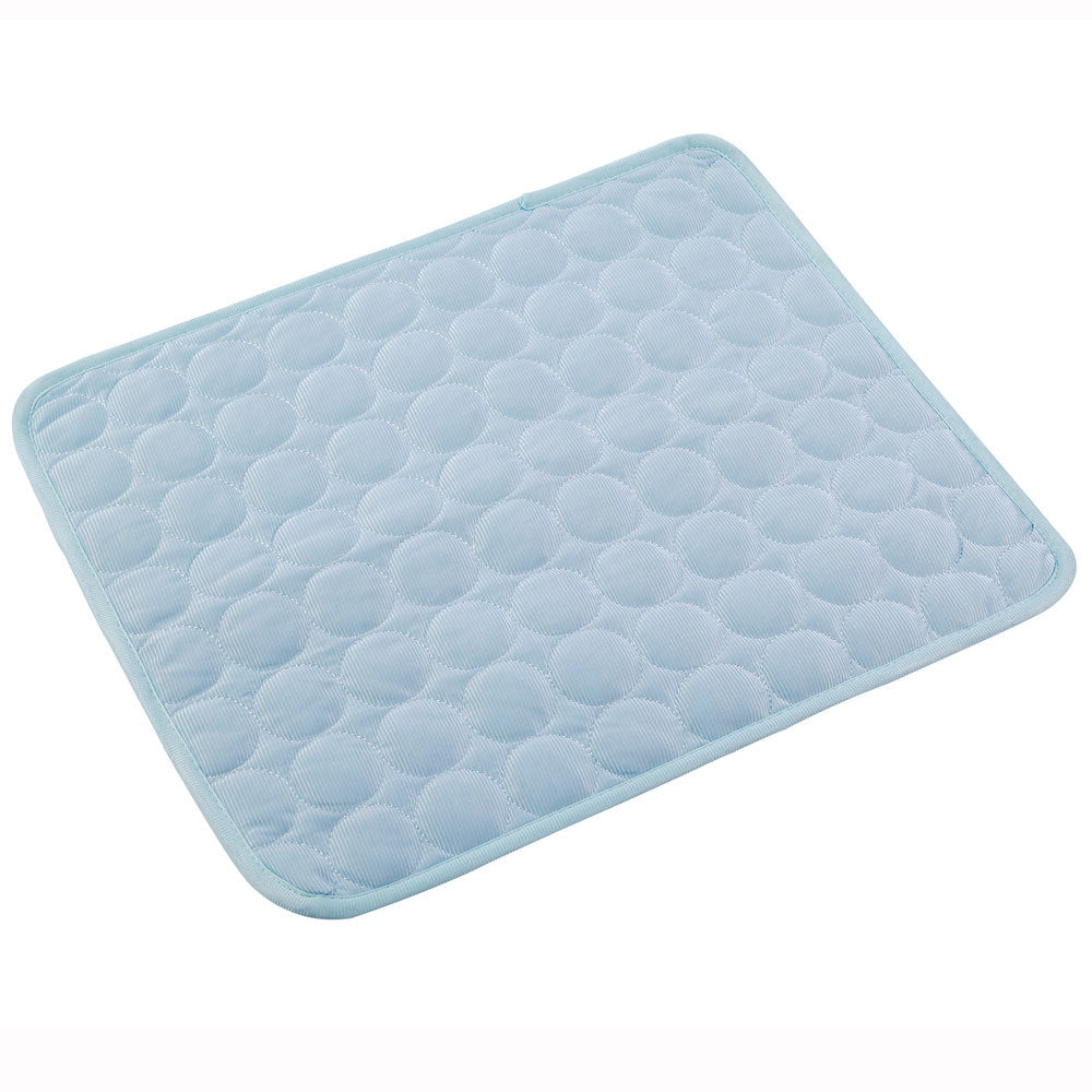 Cooling mat for dogs and cats with breathable ice silk fabric
