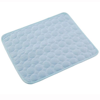 Cooling mat for dogs and cats with breathable ice silk fabric