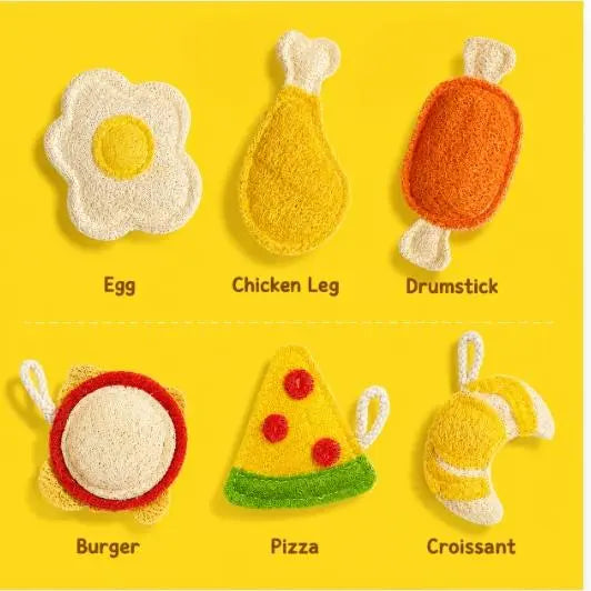Assorted food shaped catnip toys for cats