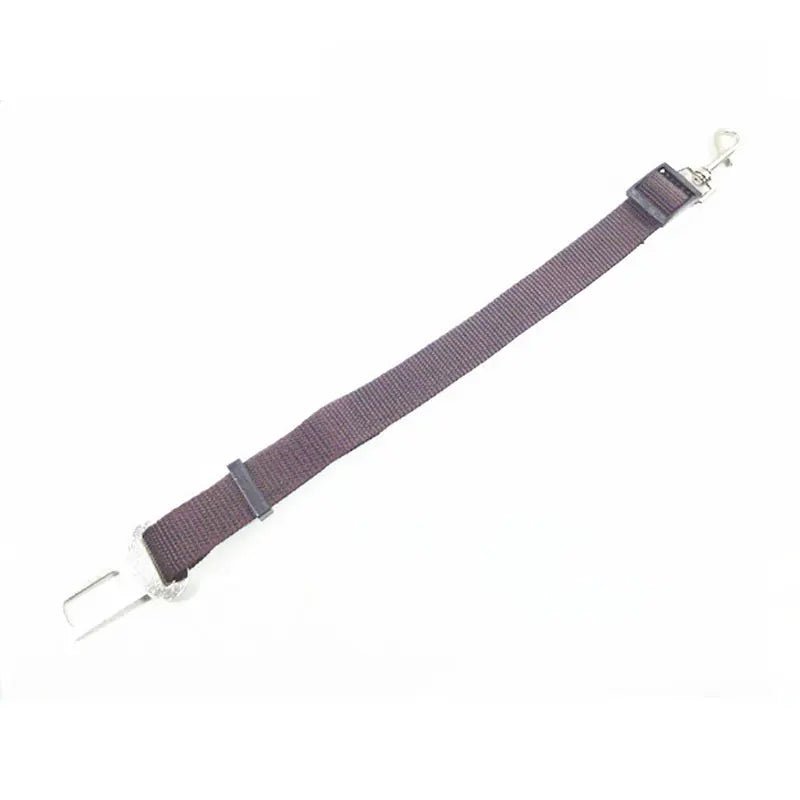 Gray adjustable RoadTether pet car seat belt