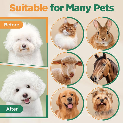 Pet grooming clipper suitable for different dog breeds
