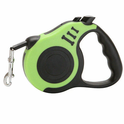 Green automatic retractable dog leash