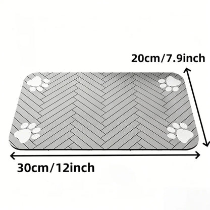 Relvya CleanPaws absorbent pet feeding mat 20x30 cm