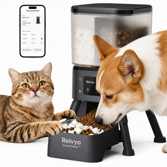 Automatic pet feeder for cats and small dogs