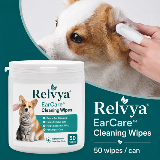Pet ear cleaning finger wipes for dogs and cats