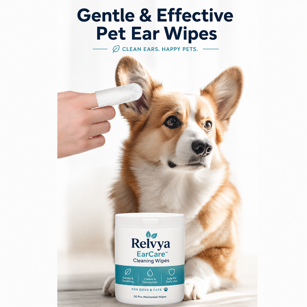 Relvya EarCare™ Cleaning Wipes