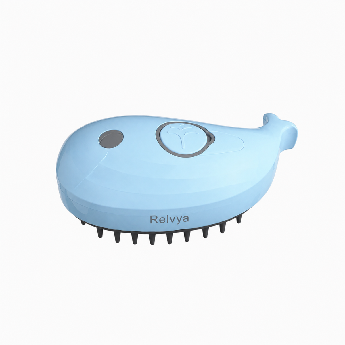 Blue pet grooming mist brush