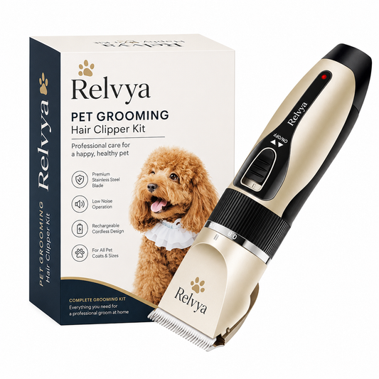 Pet grooming hair clipper kit for dogs and cats
