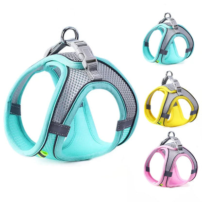 Relvya GlowFit reflective pet harness in multiple colors