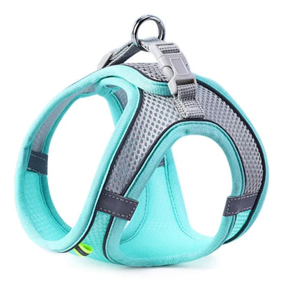 Green Relvya GlowFit reflective pet harness