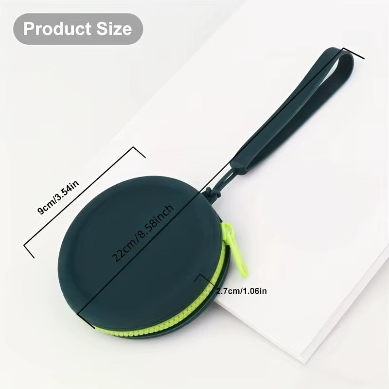 Portable dog treat pouch showing compact product size