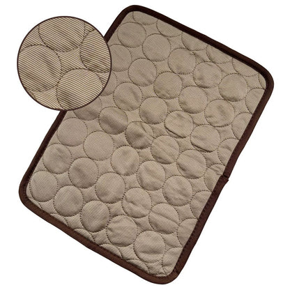Cooling mat for dogs and cats with breathable ice silk fabric