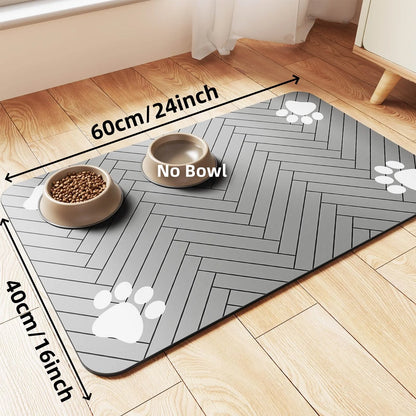 Relvya CleanPaws pet feeding mat 40x60 cm